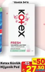 KOTEX GÜNLÜK HİJYENİK PED
